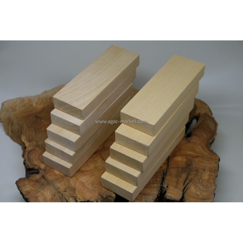 Ayous Ağacı ve Ihlamur Ağacı Kaşıklık 5'er Adet Paket