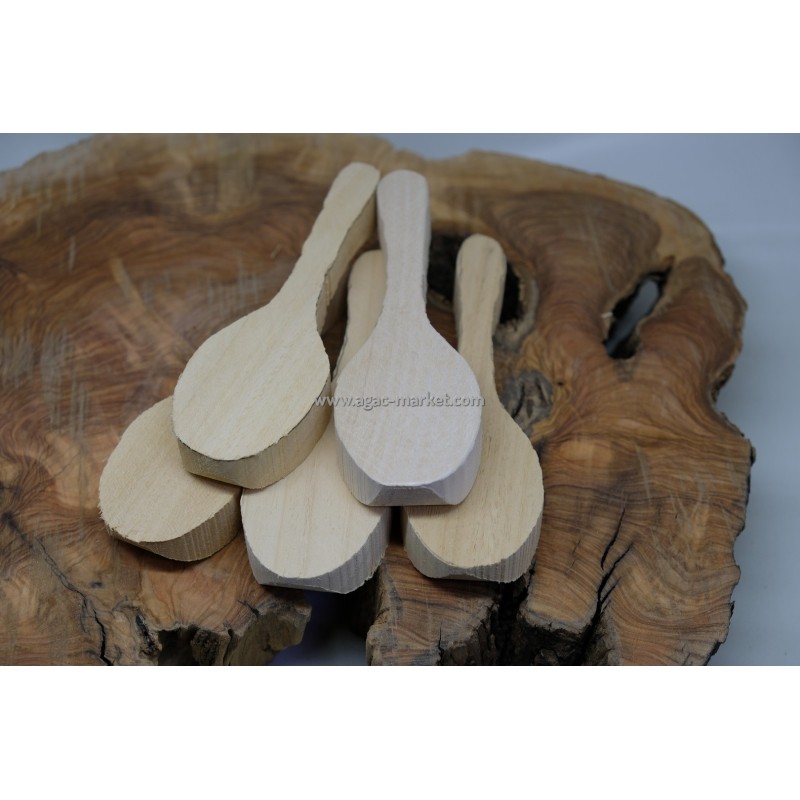 Ihlamur Ağacı Şekillendirilmiş Kaşıklık 5 Adet Paket