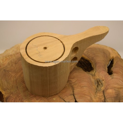 Kuksa için Ihlamur Ağacı Şekillendirilmiş