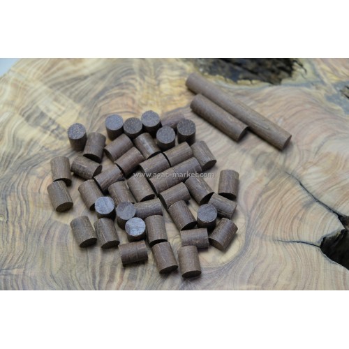 Azobe Ağacı Tesbihlik Yuvarlanmış Hazır Paket