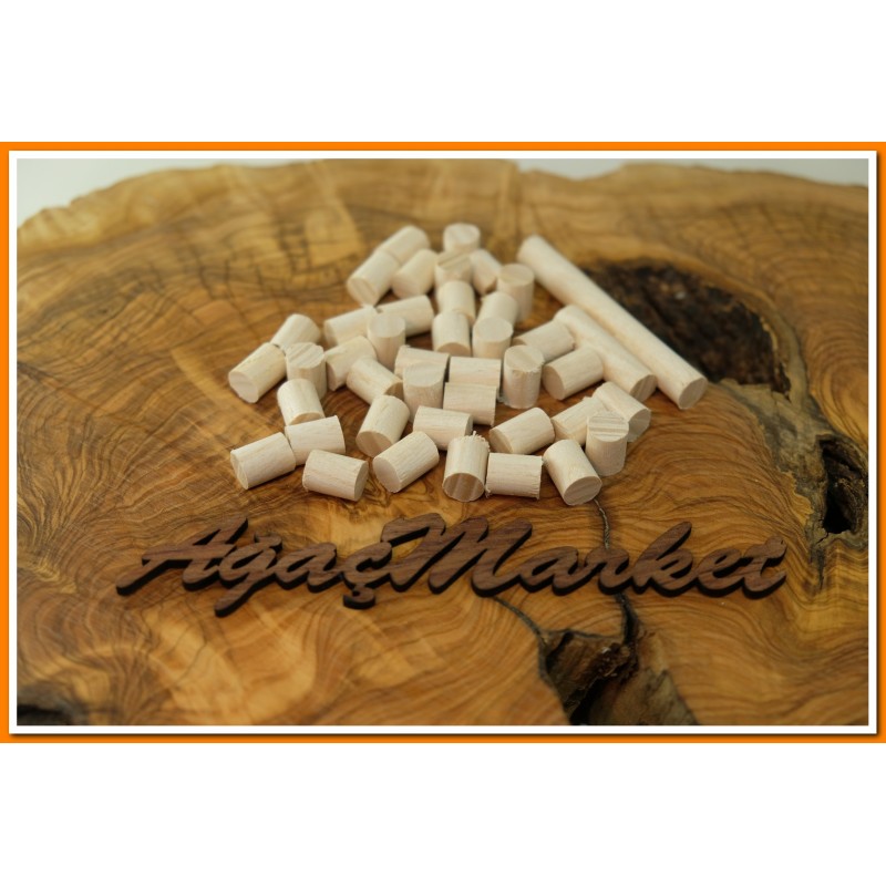 Dişbudak Ağacı Tesbihlik Yuvarlanmış Hazır Paket