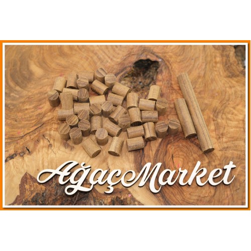 Tik Ağacı (Myanmar) Tesbihlik Yuvarlanmış Hazır Paket