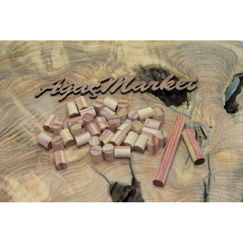 Lale Ağacı Tulip Wood Tesbihlik Yuvarlanmış Hazır Paket