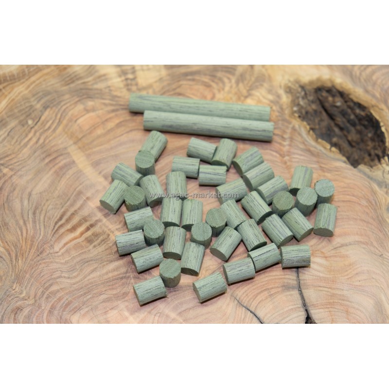 Yeşil Deco Wood Tesbihlik Yuvarlanmış Hazır Paket