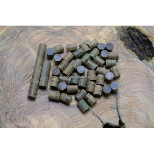 Yeşil Pelesenk Ağacı Tesbihlik Yuvarlanmış Hazır Paket Kokulu