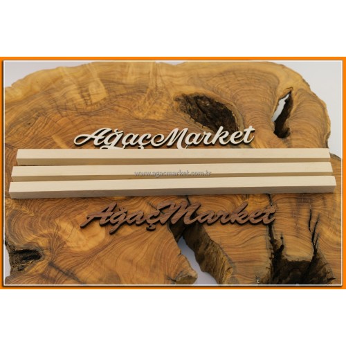 Akçaağaç Tesbihlik Çıta 3 Adet