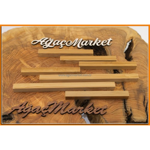 Bambu Ağacı Çıta Parça Paket 1cmx1cm