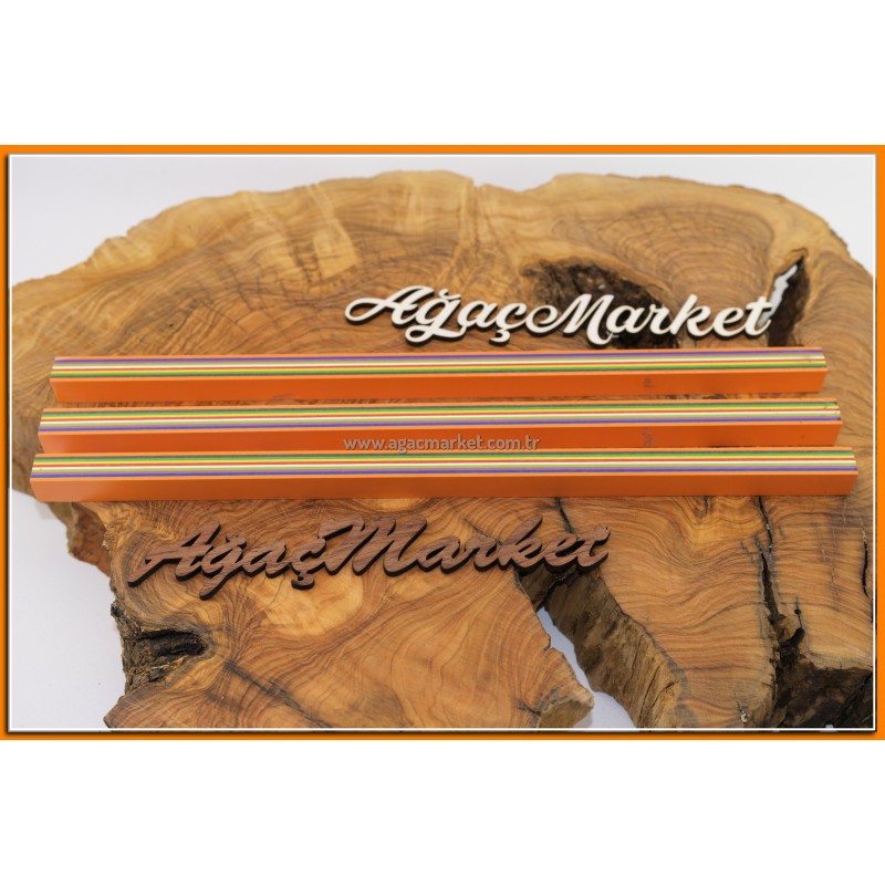 Dokuz Renk Tesbihlik Çıta 3 Adet