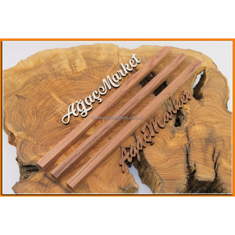 Gül Ağacı Tesbihlik Çıta 3 Adet