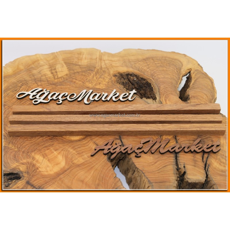 Merbau Ağacı Tesbihlik Çıta 3 Adet