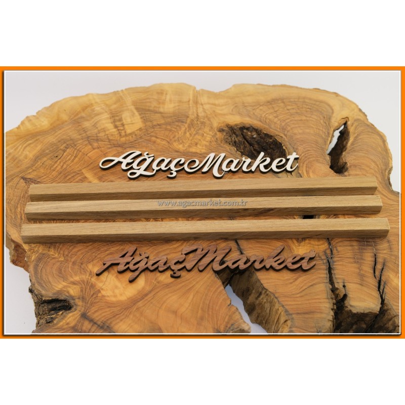 Ovenkol Ağacı Tesbihlik Çıta 3 Adet