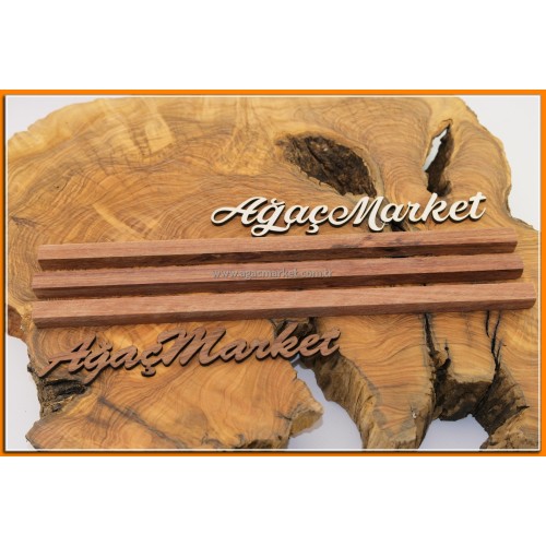 Red ivory Kırmızı Fildişi Ağacı Çıta 3 Adet
