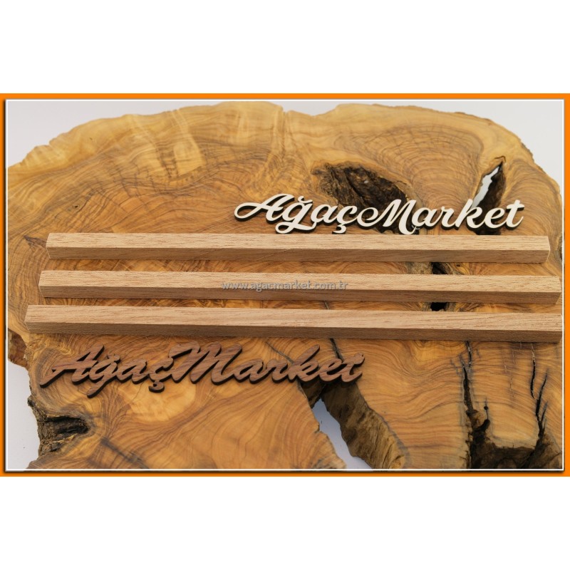 Sapelli Ağacı (Afrika Maun) Çıta 3 Adet