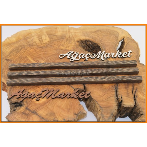 Venge Ağacı Tesbihlik Çıta 3 Adet