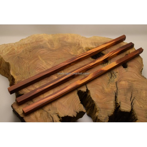 Abanoz Ağacı Kırmızı Tesbihlik Çıta