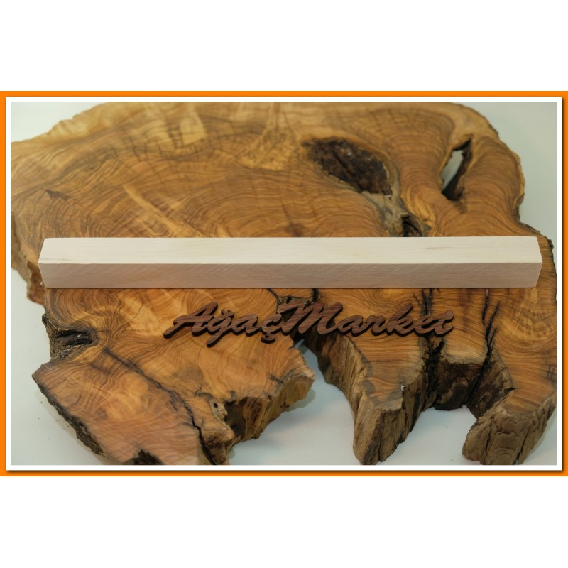 Akçaağaç Tesbihlik Çıta 1,5cmx1,5cmx26 cm