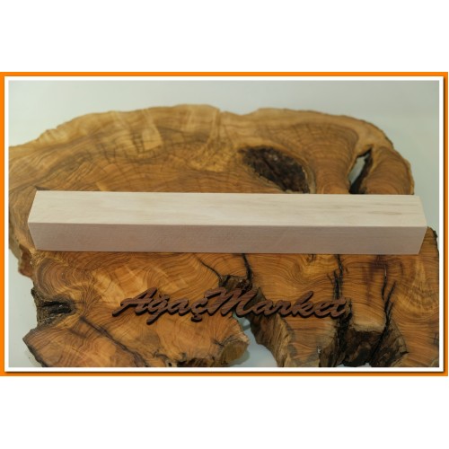 Akçaağaç Tesbihlik Çıta 3cmx3cmx26 cm