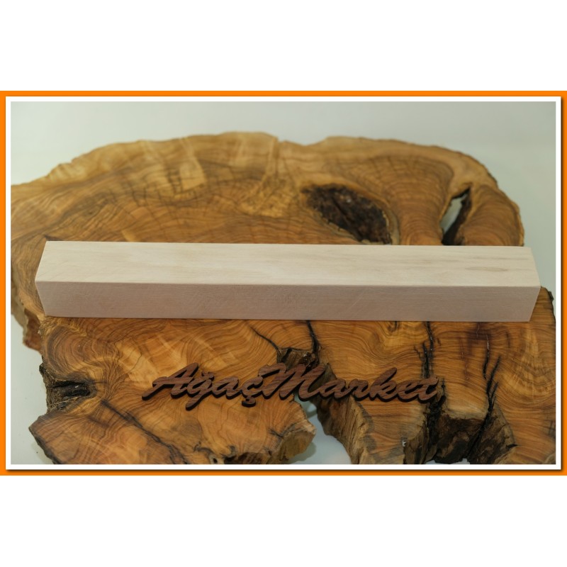 Akçaağaç Tesbihlik Çıta 3cmx3cmx26 cm