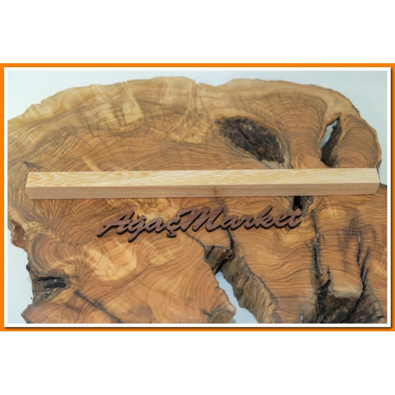 Beyaz Venge Tesbihlik Çıta 1,5cmx1,5cmx26 cm