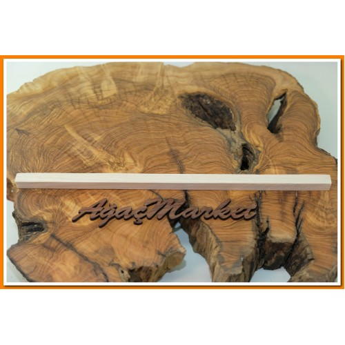 Dişbudak Ağacı Tesbihlik Çıta 1,5cmx1,5cmx26 cm