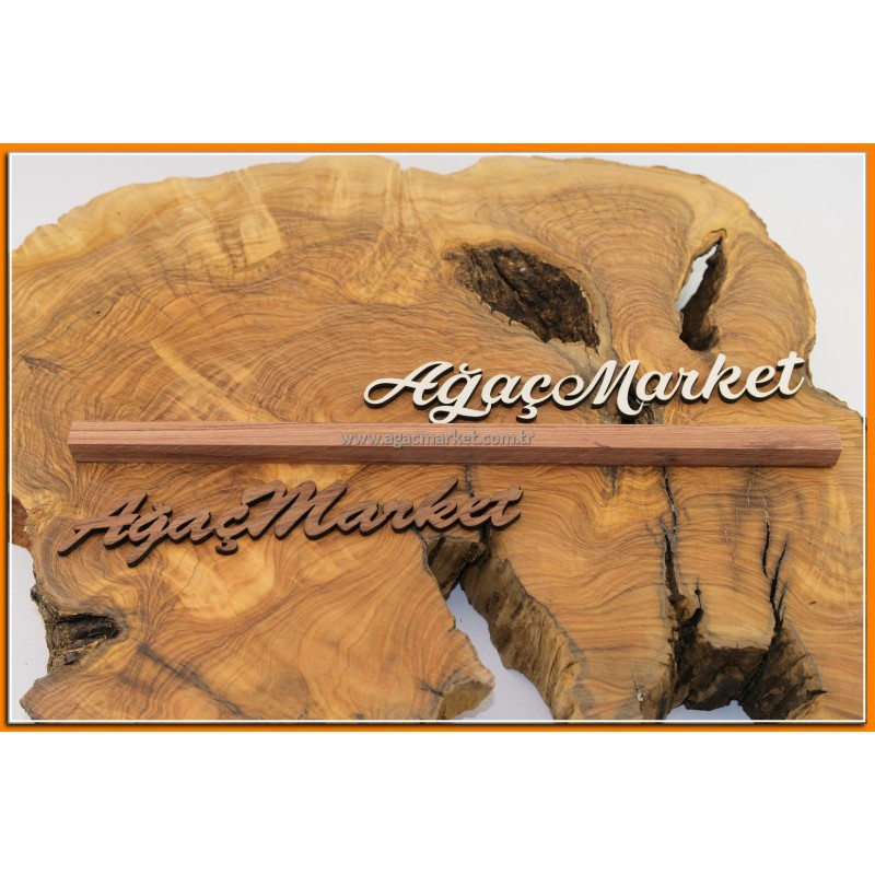 Gül Ağacı Tesbihlik Çıta 1cmx1cmx26cm