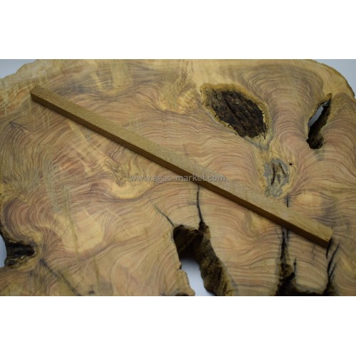 İroko Ağacı Koyu Desenli Tesbihlik Çıta 15x15x260mm