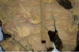 İroko Ağacı Koyu Desenli Tesbihlik Çıta 15x15x260mm