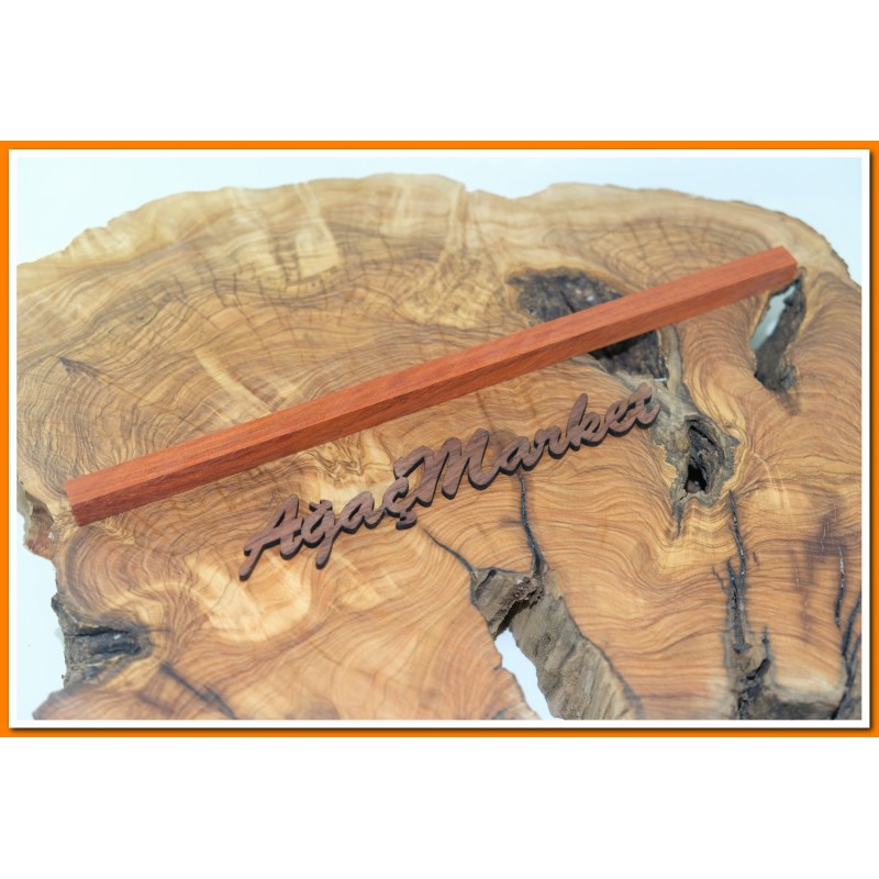 Kırmızı Abanoz Ağacı Tesbihlik Çıta 1cmx1cmx26 cm