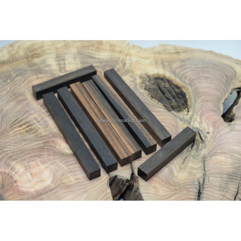 Macassar Abanoz Ağacı Çıta Parça Paket 1cmx1cm