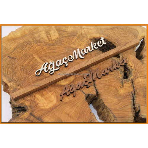 Merbau Ağacı Tesbihlik Çıta