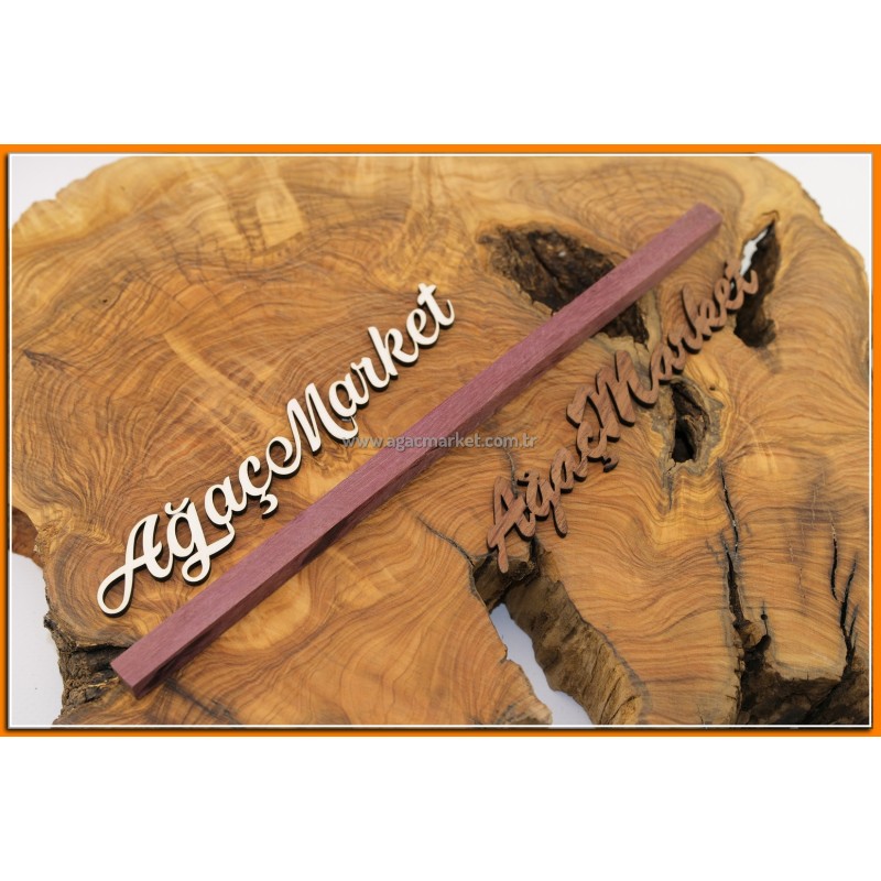 Mor Gül Ağacı Tesbihlik Çıta