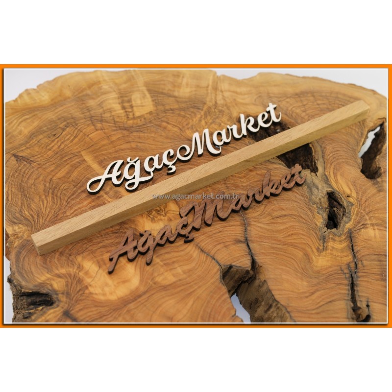 Movingui Ağacı Tesbihlik Çıta 15x15x260mm