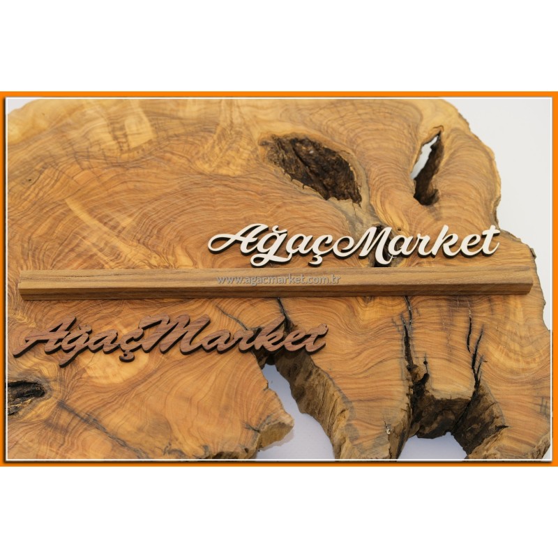 Tik Ağacı (Myanmar) Tesbihlik Çıta 1cmx1cmx26cm