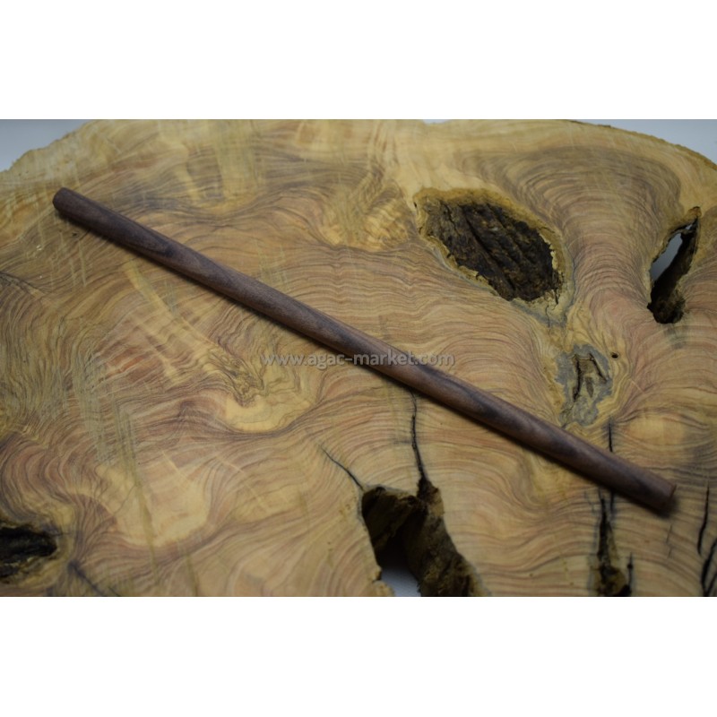 Santos Ağacı Koyu Renk Tesbihlik Çıta Yuvarlanmış 1 cm x 26 cm