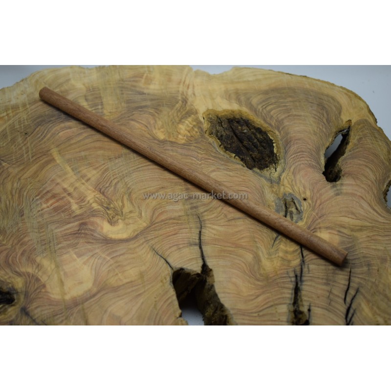 Sapelli Ağacı (Afrika Maun) Tesbihlik Çıta Yuvarlanmış 10mm