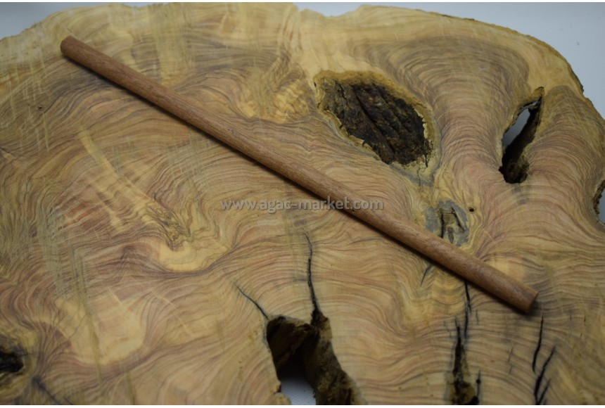 Sapelli Ağacı (Afrika Maun) Tesbihlik Çıta Yuvarlanmış 10mm