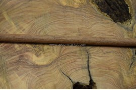 Sapelli Ağacı (Afrika Maun) Tesbihlik Çıta Yuvarlanmış 10mm