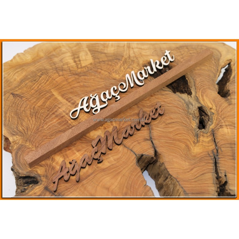 Sipo Ağacı Tesbihlik Çıta