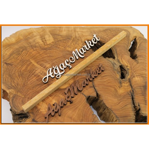 Beyaz Venge Tesbihlik Çıta 1cmx1cmx26 cm